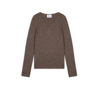 JUST CASHMERE Pull-over 'Joyce' marron chiné, Taille M
