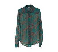 Just Cavalli - Camicia Crepe Leopardi - Femme - Blouses et Chemises - Multicolore - Taille: 40 FR