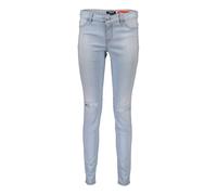 Just Cavalli - Faded Worn Cotton Jeans - Femme - Jeans - Bleu - Taille: W31