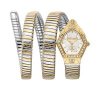 Just Cavalli Femme Analogique Quartz Montre avec Bracelet en Acier Inoxydable JC1L304M0055