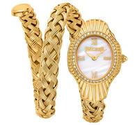Just Cavalli Femme Analogique Quartz Montre avec Bracelet en Acier Inoxydable JC1L305M0025