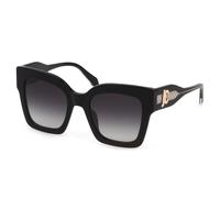 Just Cavalli Femme SJC019V 0700 Lunettes de soleil Acétate Noir Gris Carré Normale Ombré