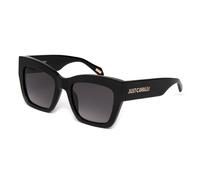 Just Cavalli Femme SJC102 700 Lunettes de soleil Acétate Noir Fumée Carré Normale Ombré