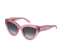 Just Cavalli Femme SJC143 04G9 Lunettes de soleil Acétate Rose Fumée Papillon Normale Ombré