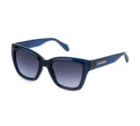 Just Cavalli Femme SJC148 07FK Lunettes de soleil Injecté Bleu Bleu Carré Normale Ombré