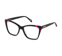 Just Cavalli Femme VJC077 09P2 Montures optiques Acétate Noir Carré