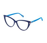 Just Cavalli Femme VJC126 09QL Montures optiques Acétate Bleu Papillon