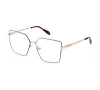 Just Cavalli Femme VJC132 08MZ Montures optiques Métal Or Géométrique