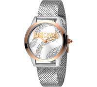 Just Cavalli Femmes Analogique-Numérique Quartz Montre avec Bracelet en Acier Inoxydable