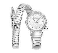Just Cavalli Femmes Analogique Quartz Montre avec Bracelet en Acier Inoxydable JC1L350M0015