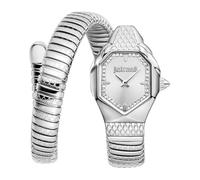 Just Cavalli Femmes Analogique Quartz Montre avec Bracelet en Acier Inoxydable JC1L369M0015