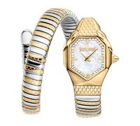 Just Cavalli Femmes Analogique Quartz Montre avec Bracelet en Acier Inoxydable JC1L369M0065