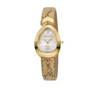 Just Cavalli Femmes Analogique Quartz Montre avec Bracelet en Cuir JC1L321L0025