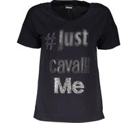 JUST CAVALLI FEMMES T-shirt manches courtes NOIR : Couleur - Noir, Taille - XS Taille : XS Couleur : Noir