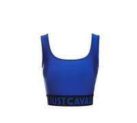 Just Cavalli - Haut Élégant - Femme - Tops - Bleu - Taille: 42 FR
