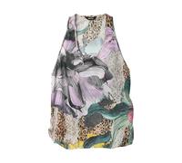 Just Cavalli - Haut en Chiffon Imprimé Floral - Femme - Tops - Multicolore - Taille: 40 FR