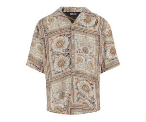 Just Cavalli, Homme, Chemises, Multicolore, Taille: L Chemise en viscose avec imprimé intégral