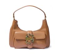 Just Cavalli - Iconic Snakes Borsa 4 - Femme - Sacs - Brun - Taille: ONE Size