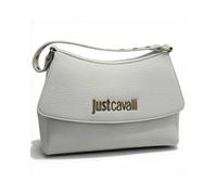 Just Cavalli Jc Mini Eyelets Sac a epaule en cuir blanc pour femmes WHITE UNI