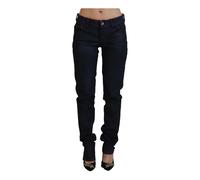 Just Cavalli - Pantalon en denim noir à taille basse - Femme - Jeans - Noir - Taille: W26