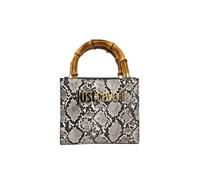 Just Cavalli Sac a main Bamboo Femme Blanc/Noir Cuirette Pitonata BLACK UNI