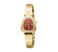 Just Cavalli Montre analogique à Quartz Femme avec Bracelet en Acier Inoxydable JC1L366M0065, Rouge, Mode