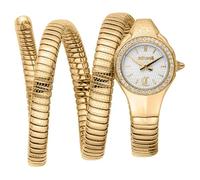 Just Cavalli Montre analogique à Quartz pour Femme avec Bracelet en Acier Inoxydable JC1L355M0025, Argent, Mode