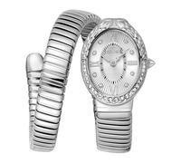 Just Cavalli - Montre ovale Signature Snake - Femme - Accessoires - Gris - Taille: ONE Size