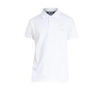 Just Cavalli - Polo brodé en lurex - Homme - Tops - Blanc - Taille: S