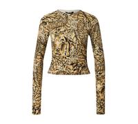 Just Cavalli Pull-over 'MAGLIERIA' miel / jaune pastel / noir, Taille S