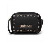 Just Cavalli Sac a main jc Mini oeillets femme en cuir noir BLACK UNI