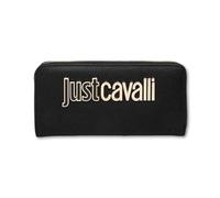 Just Cavalli Portefeuille zippé lettres métalliques Noir Léopard Art 8055054196423 Taille unique