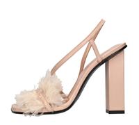 Just Cavalli - Sandales en cuir - Femme - Chaussures - Rose - Taille: 36 EU