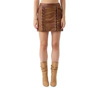 Just Cavalli - suede - Femme - Jupes - Brun - Taille: 38 FR