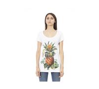 Just Cavalli - T-Shirt - Femme - Tops - Blanc - Taille: 40 FR