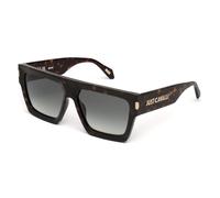 Just Cavalli Unisex SJC107 04BL Lunettes de soleil Acétate Havane Vert Carré Normale Ombré