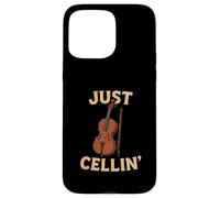 Just Cellin Joueur de violoncelle humoristique Musicien Musique classique Love Coque pour iPhone 15 Pro Max