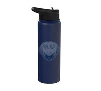 Just Chillin' Gator Minimal Alligator Eyes Over Water Stainless Steel Insulated Water Bottle