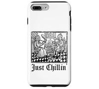Just Chilling Funny Medieval History Renaissance Fair Coque pour iPhone 7 Plus/8 Plus
