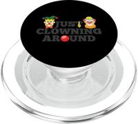 Just Clowning Around Funny Clown Face Gift PopSockets PopGrip pour MagSafe