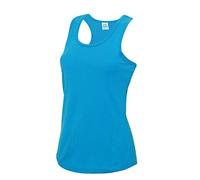 Just Cool - Débardeur Sport Coupe féminine - Femme (L) (Bleu Saphir)