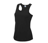 Just Cool - Débardeur Sport Coupe féminine - Femme (M) (Noir)