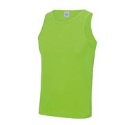 Débardeur sport uni Just Cool - Homme (L) (Vert électrique)