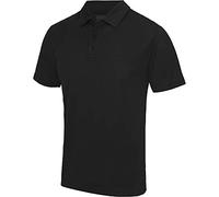 Just Cool - Polo de Sport uni - Homme (2XL) (Noir)