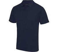 Just Cool - Polo de Sport uni - Homme (3XL) (Bleu Marine)