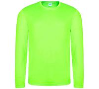 Just Cool Polyester Manches Longues Respirant Wicking Athlétique SPORTS T-Shirt