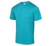Just Cool - T-Shirt Performance uni - Homme (M) (Bleu Turquoise)