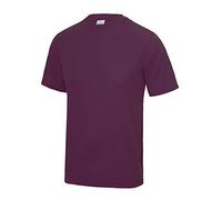 Just Cool - T-shirt performance uni - Homme (S) (Prune)