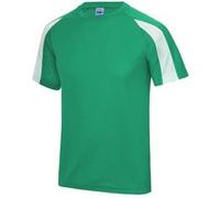Just Cool - T-shirt sport contraste - Homme (M) (Vert tendre/Blanc arctique) - UTRW685 Vert Tendre/Blanc Arctique, Vert tendre/Blanc arctique