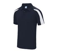 Just Cool Texturé Polyester Respirant Wicking Athlétique Contraste Polo